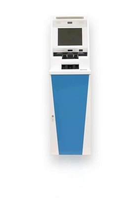Bank Lobby SJ8608 Automatic Cash Deposit Machine Blue Color